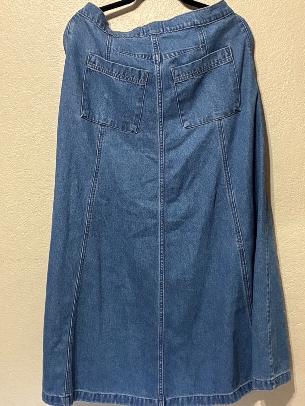 Universal Thread Blue Denim A-Line Maxi Skirt - Picture 4 of 9